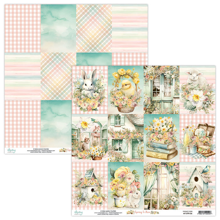 Mintay Spring Is Here 12" x"12 Scrapbooking Paper Set