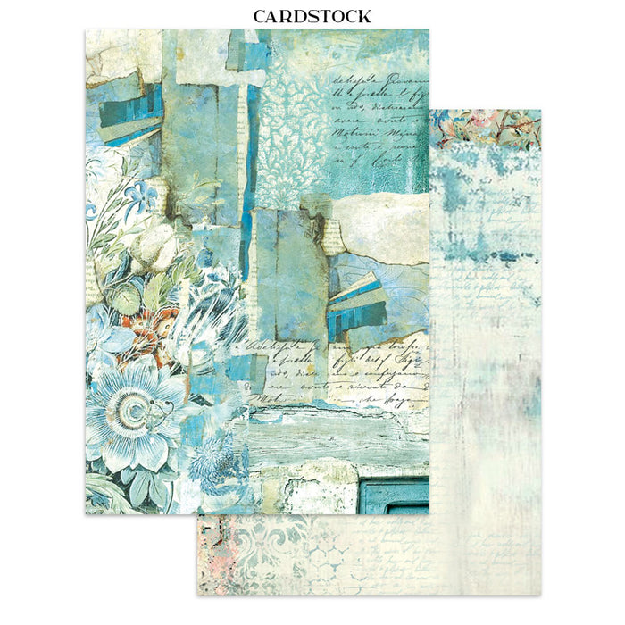 Stamperia Paper Wonderland Junk Journal Stickers Cut-outs Backgrounds