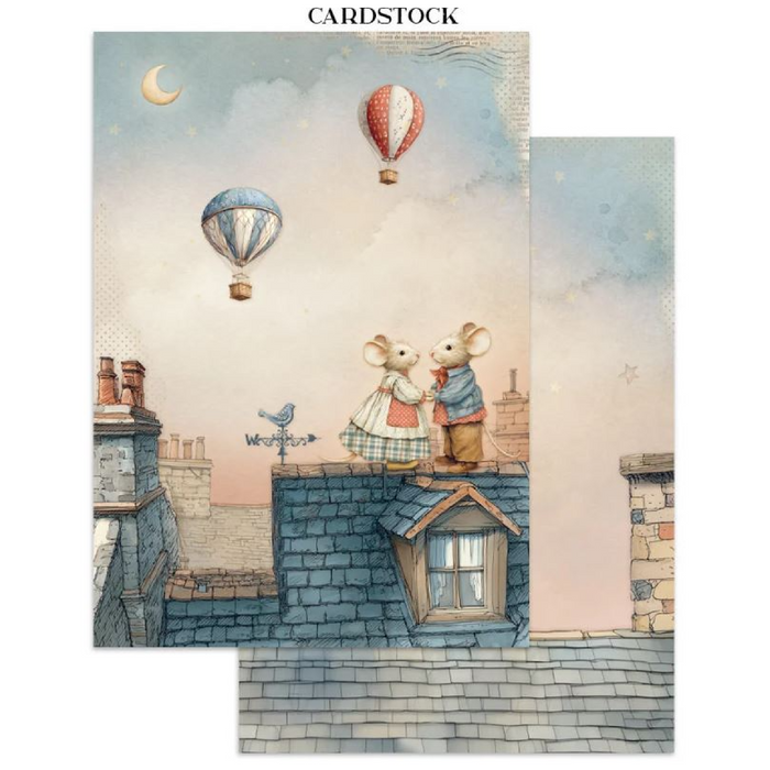 Stamperia Family Junk Journal Stickers Cut-outs Backgrounds