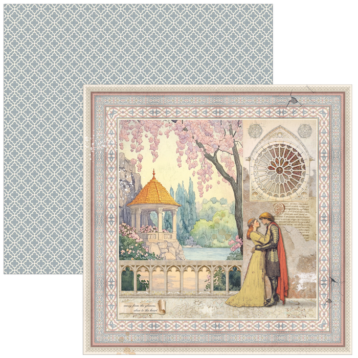 Ciao Bella Paper Courtly Love 12" x 12" Scrapbooking Paper Set
