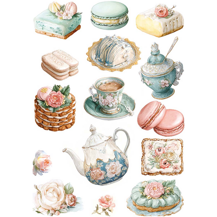 Ciao Bella Afternoon Tea A5 Mixed Rice Paper 8pc