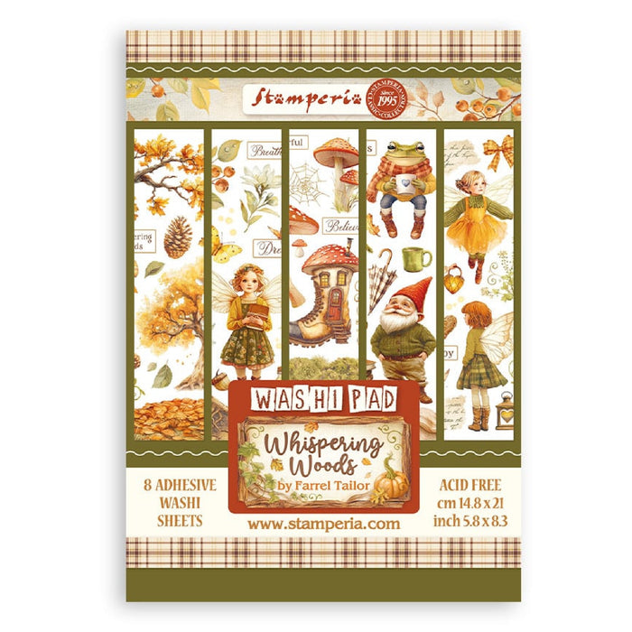 Stamperia Whispering Woods A5 Washi Pad