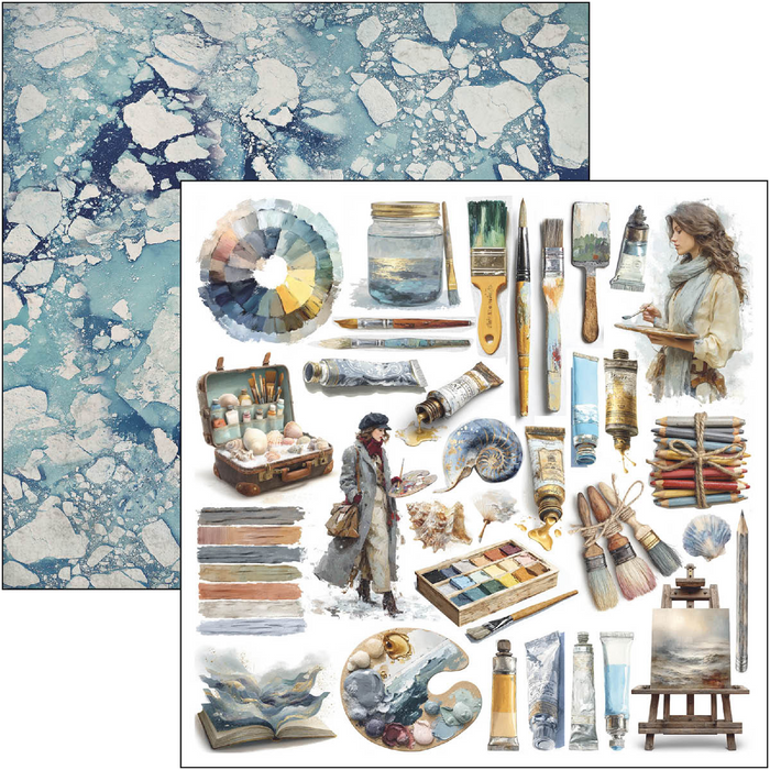 Ciao Bella An Artist Journey 12" x 12" Patterns Scrapbooking Paper Set