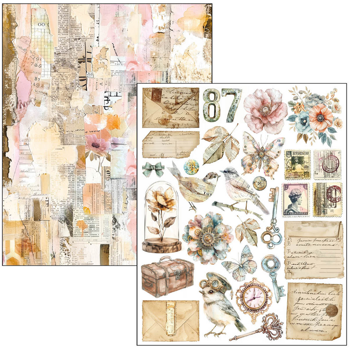 Ciao Bella Paper Lost in Time A4 Maxi Mixed Media Book