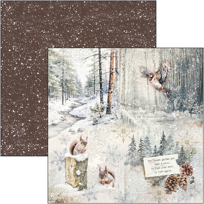 Ciao Bella Forest Tales 8" x 8" Scrapbooking Paper Set
