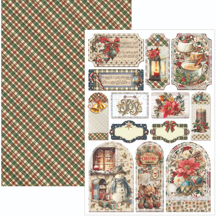 Ciao Bella Paper Merry & Bright A4 Scrapbooking Paper Set