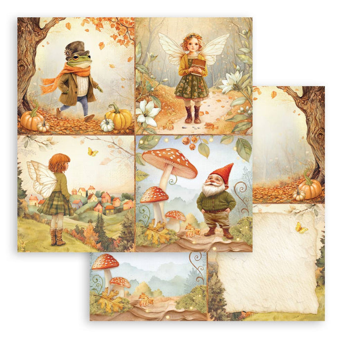 Stamperia Whispering Woods 12" x 12" Scrapbooking Paper Pad