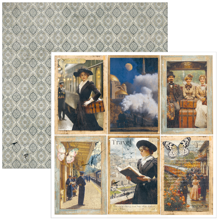 Ciao Bella Eastern Journey 12" x 12" Scrapbooking Paper Set