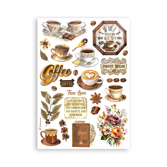 Stamperia Coffee & Chocolate Washi Pad