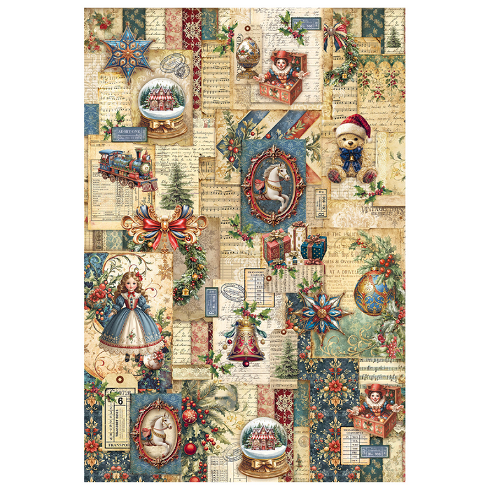 Ciao Bella Toy Shop A4 Mixed Rice Paper 4pc