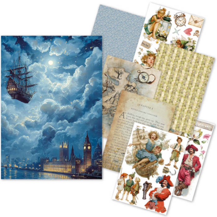 Ciao Bella Neverland A5 Mixed Rice Paper 8pc