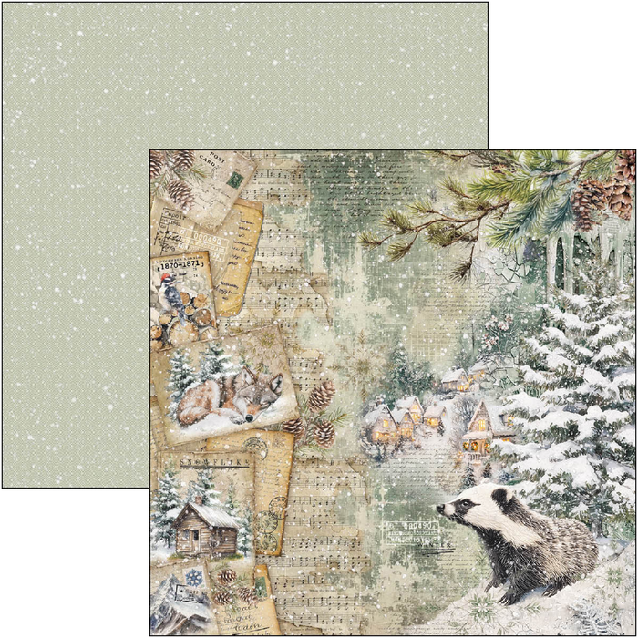 Ciao Bella Forest Tales 8" x 8" Scrapbooking Paper Set