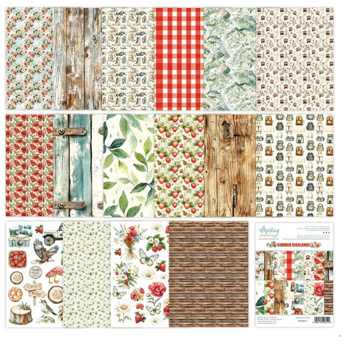 Mintay Paper Summer Highlands 6" x"8 Add-On Paper Pad