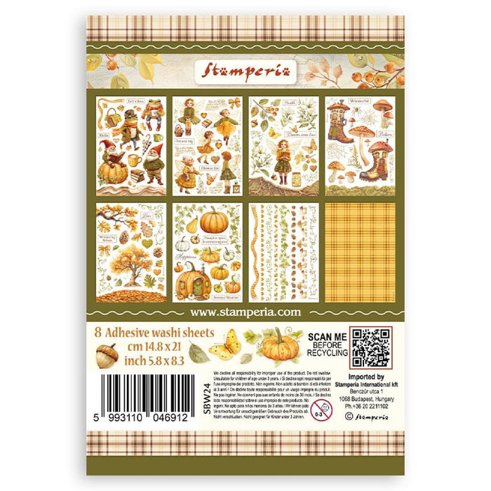 Stamperia Whispering Woods A5 Washi Pad