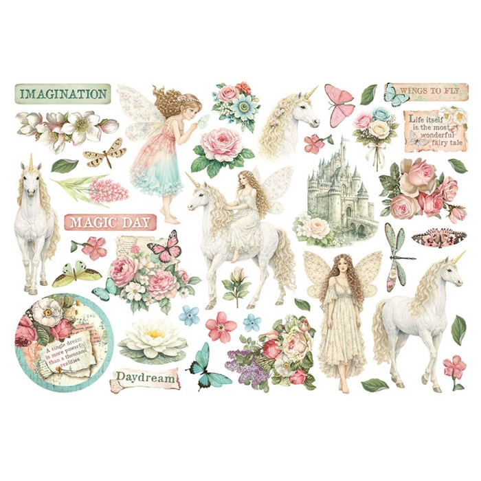 Stamperia Paper Wonderland Ephemera