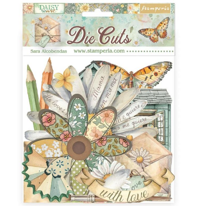 Stamperia Daisy Art Assorted Die Cuts