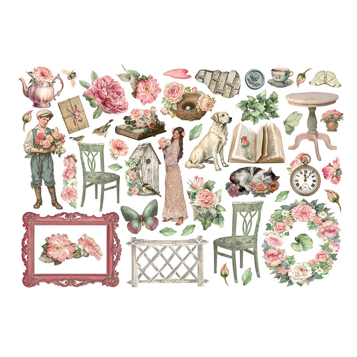 Stamperia New House Of Roses Ephemera