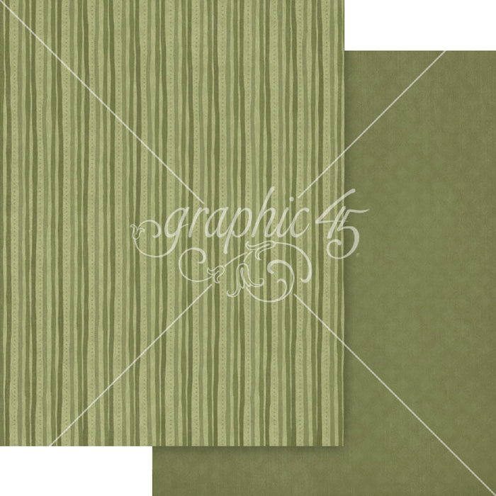 Graphic 45 Ghostly Greetings 8.5" x 11" Patterns & Solids Pack