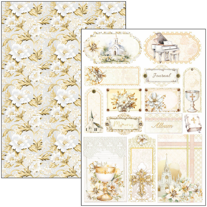 Ciao Bella Blessing Day A4 Scrapbooking Paper Set