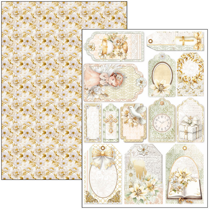 Ciao Bella Blessing Day A4 Scrapbooking Paper Set