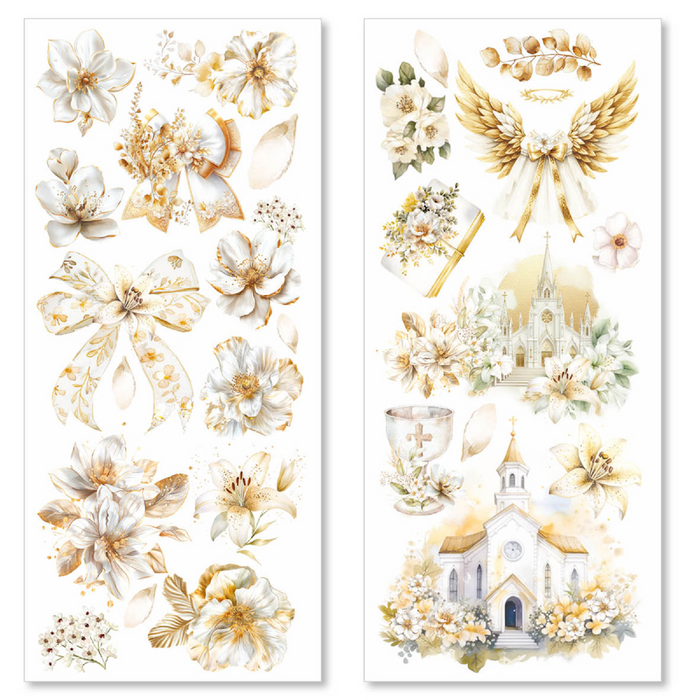 Ciao Bella Blessing Day Art Transparent Stickers 5pc