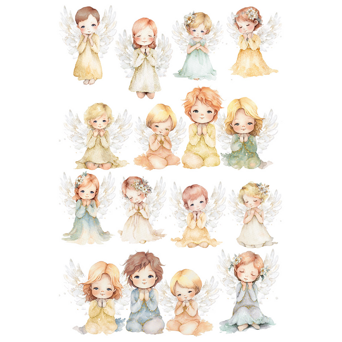 Ciao Bella Blessing Day A4 Mixed Rice Paper 4pc