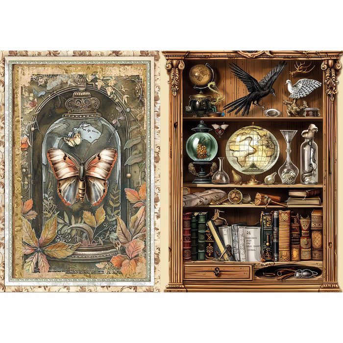 Ciao Bella Cabinet Of Curiosities A5 Mixed Rice Paper 8pc