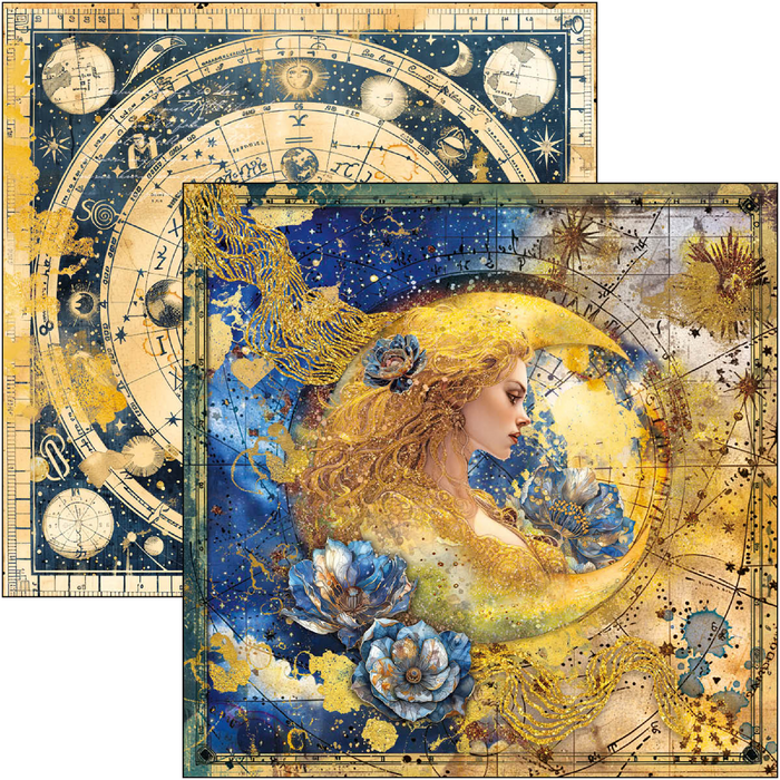 Ciao Bella Celestial 8" x 8" Scrapbooking Paper Set