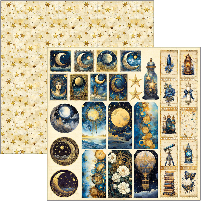 Ciao Bella Celestial 12" x 12" Patterns Scrapbooking Paper Set
