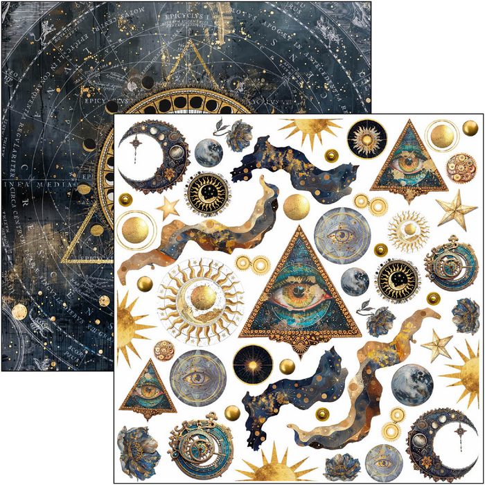 Ciao Bella Celestial 6" x 6" Fussy Cut Pad