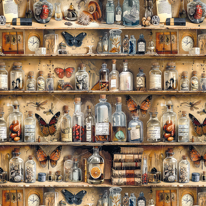 Ciao Bella Cabinet Of Curiosities Vellum Fussy Cut