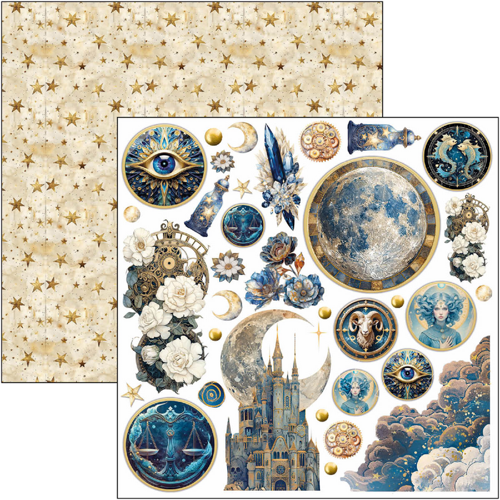 Ciao Bella Celestial 6" x 6" Fussy Cut Pad