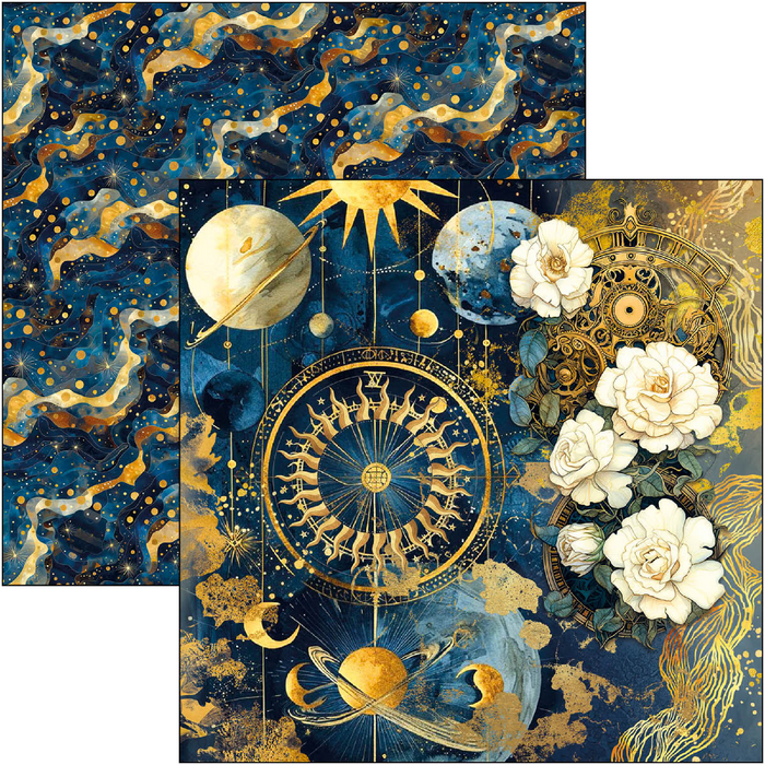 Ciao Bella Celestial 12" x 12" Patterns Scrapbooking Paper Set