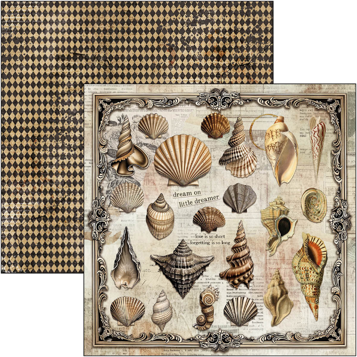 Ciao Bella Cabinet Of Curiosities 12" x 12" Scrapbooking Paper Set