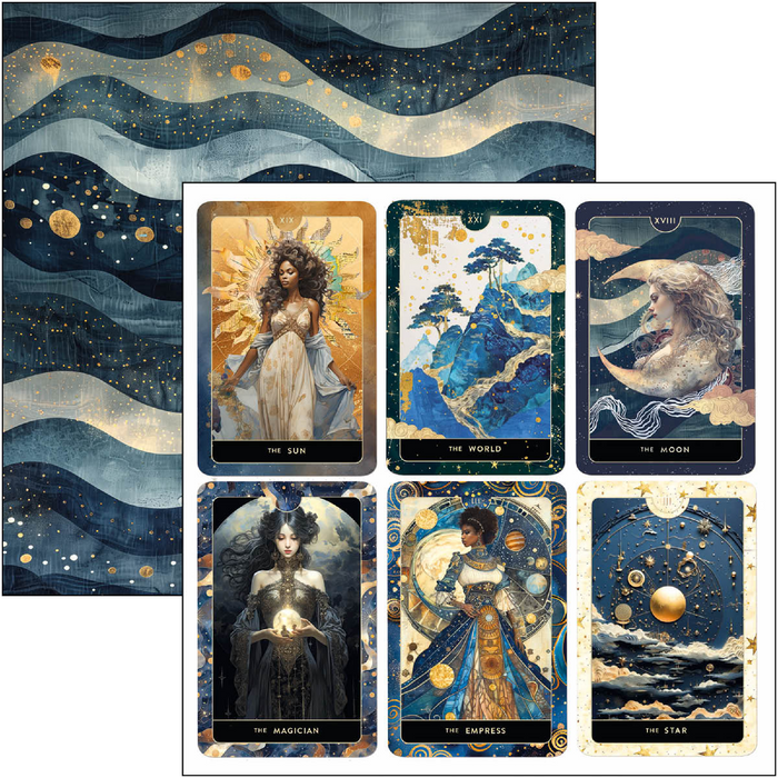 Ciao Bella Celestial 8" x 8" Scrapbooking Paper Set