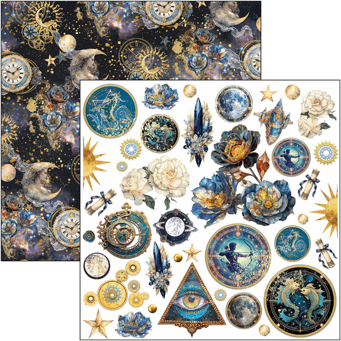 Ciao Bella Celestial 6" x 6" Fussy Cut Pad