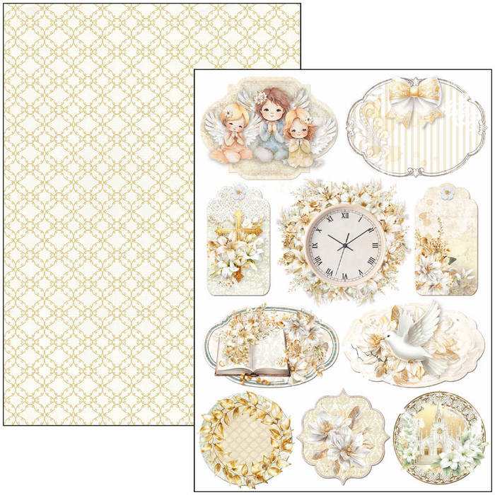 Ciao Bella Blessing Day A4 Scrapbooking Paper Set