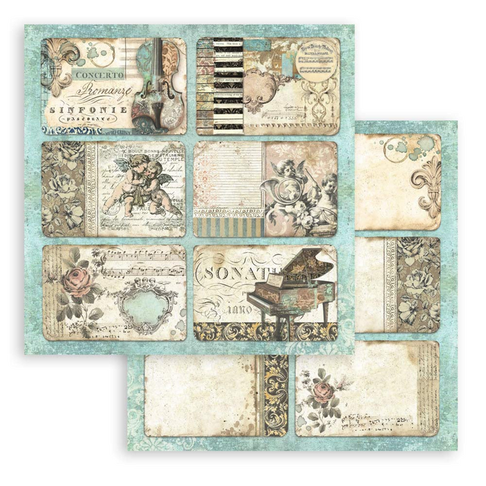 Stamperia Music 12" x 12" Scrapbooking Paper Pad