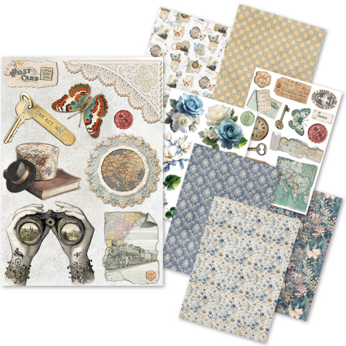 Ciao Bella Eastern Journey A5 Mixed Rice Paper 8pc