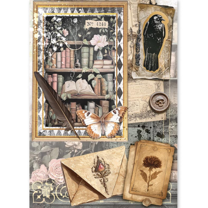 Ciao Bella The Witch's Grimoire A5 Mixed Rice Paper 8pc