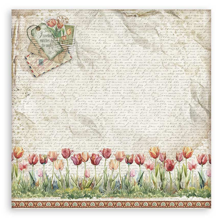 Stamperia Art Of Travelling 12" x 12" Single Faced Maxi Paper Pad