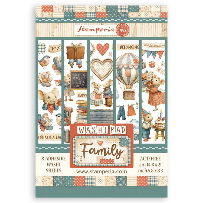 Stamperia Family A5 Washi Pad