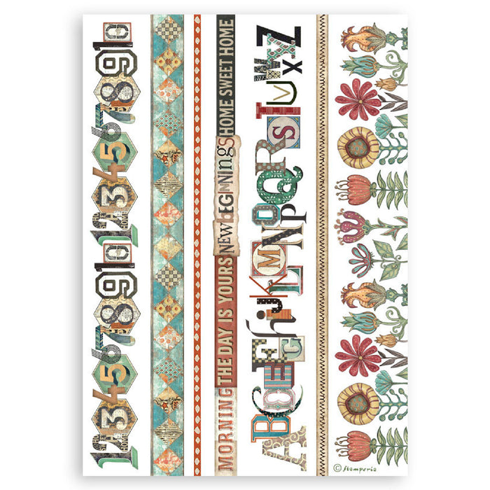 Stamperia Furry Friends A5 Washi Pad