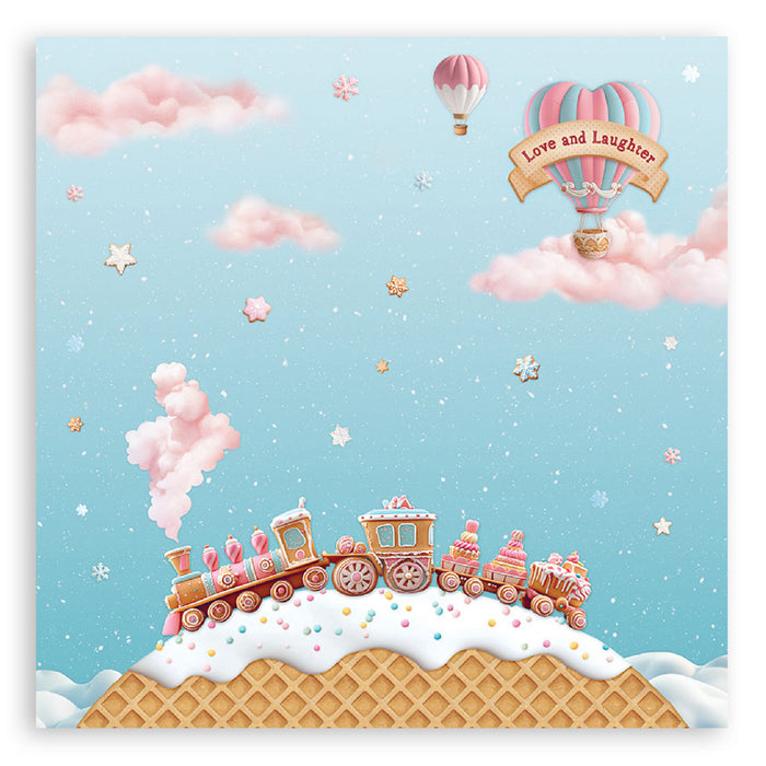 Stamperia Candy Christmas 12" x 12" Single Faced Maxi Paper Pad