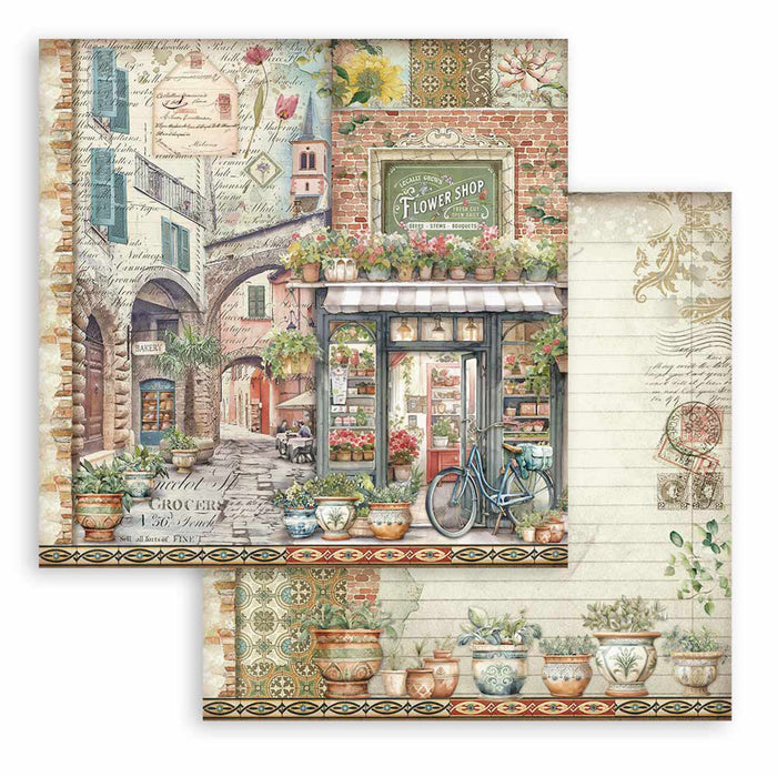 Stamperia Art Of Travelling  12" x 12" Scrapbooking Paper Pad