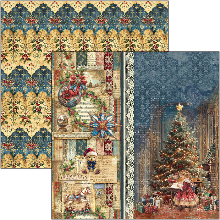 Ciao Bella Toy Shop 8" x 8" Scrapbooking Paper Set