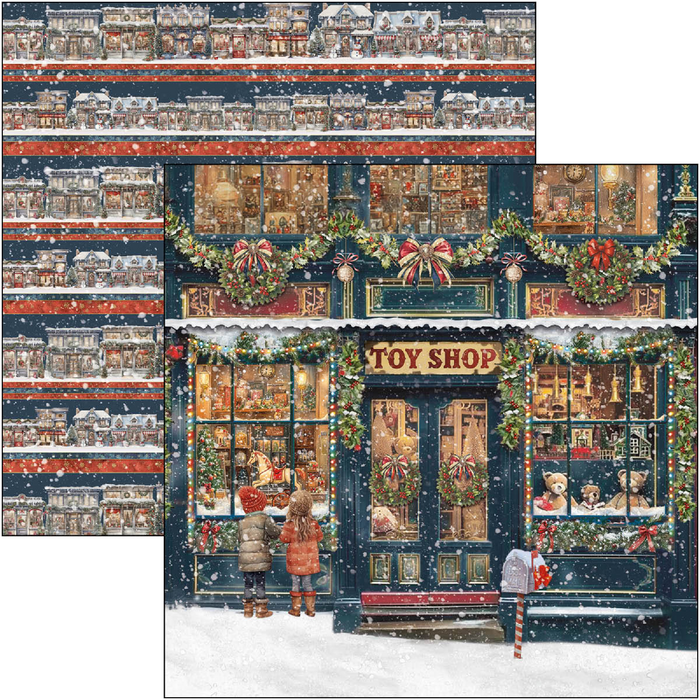 Ciao Bella Toy Shop 8" x 8" Scrapbooking Paper Set