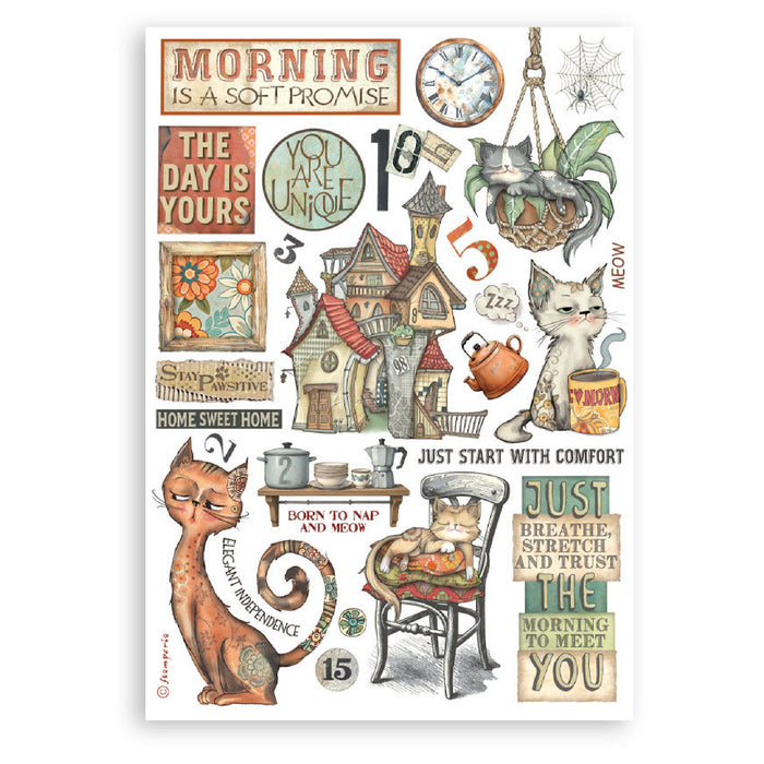 Stamperia Furry Friends A5 Washi Pad