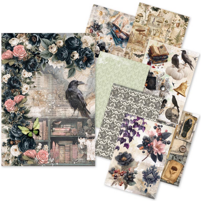 Ciao Bella The Witch's Grimoire A5 Mixed Rice Paper 8pc