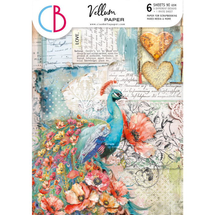 Ciao Bella Majestic Dream A4 Vellum Paper Patterns